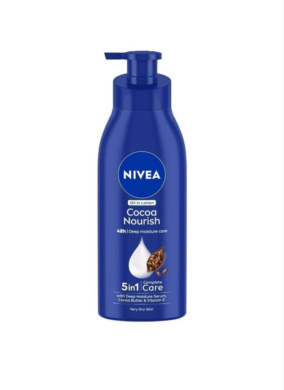 NIVEA Cocoa Nourish 5-in-1 Complete Care Oil in Lotion for Very Dry Skin